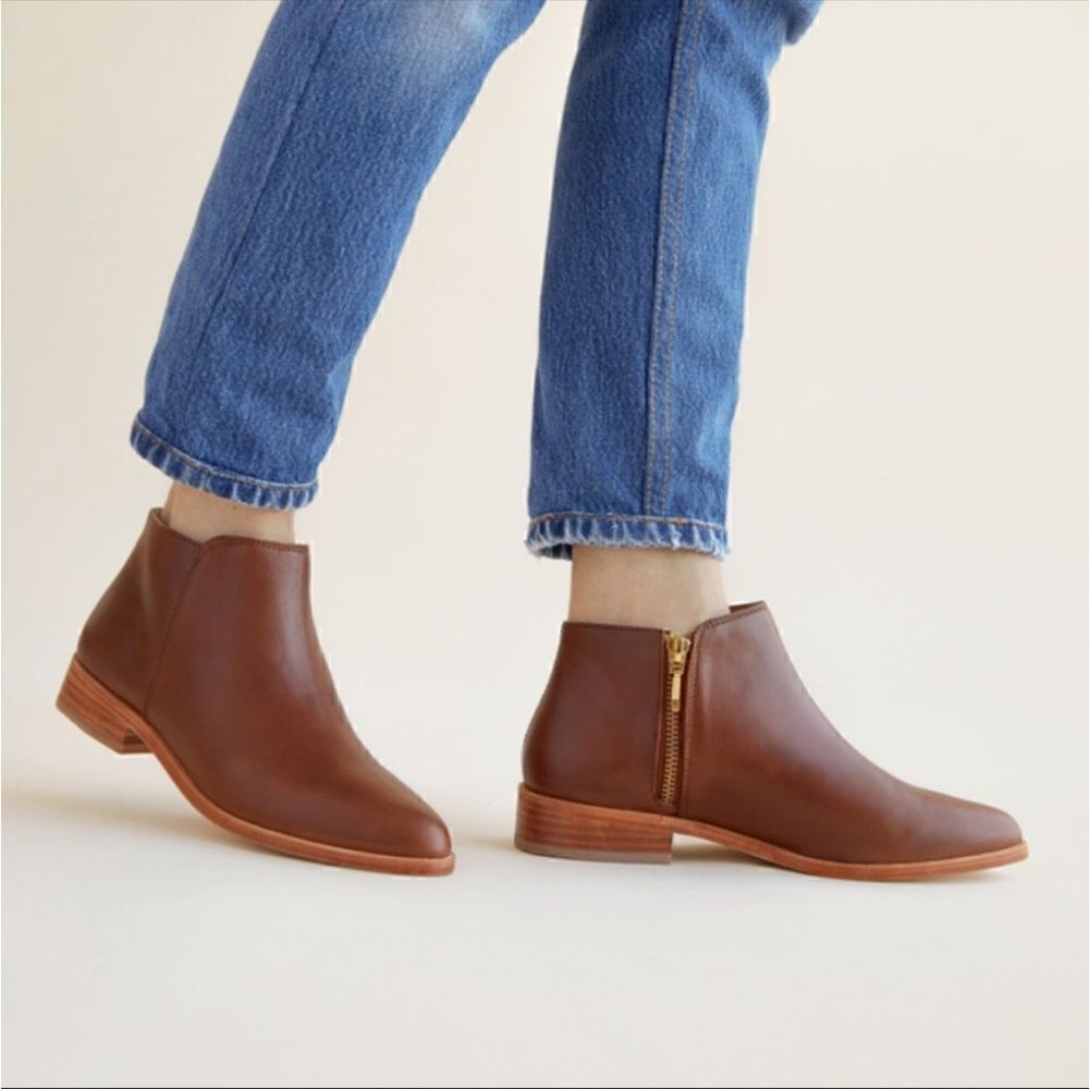 Nisolo Lana Boot size 9.5 Brandy